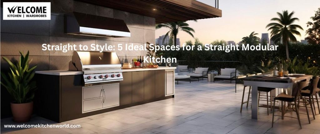 Straight Modular Kitchen