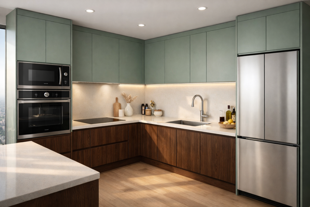 Sage Green & Olive: The Most Trending Modular Kitchen Colors in 2026