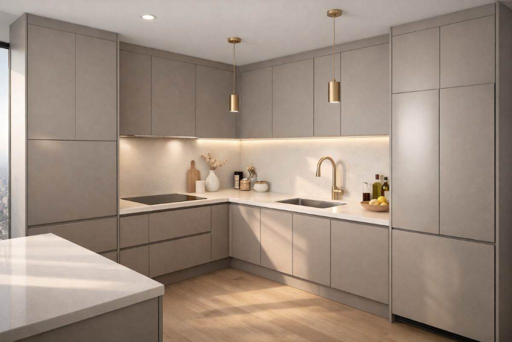 Warm Greige & Mushroom: The Smart Alternative to White Kitchens
